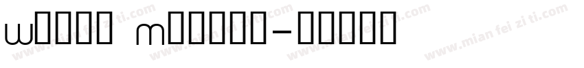 Wecht Medium字体转换